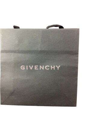 Givenchy Black Luxury Paper Shopping Bag With Handles